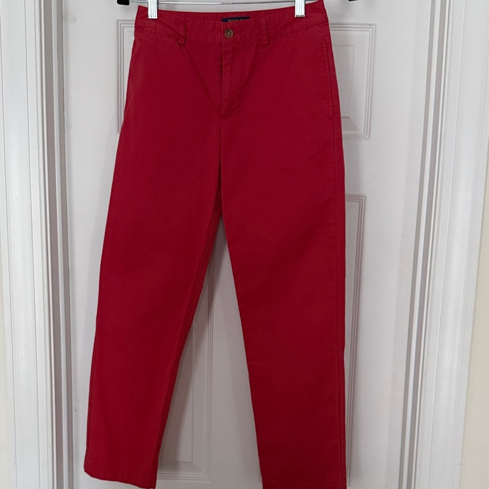 Polo by Ralph Lauren Red Chinos